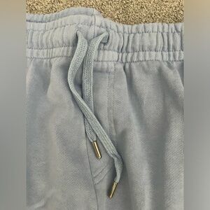 Blue jogger sweatpants